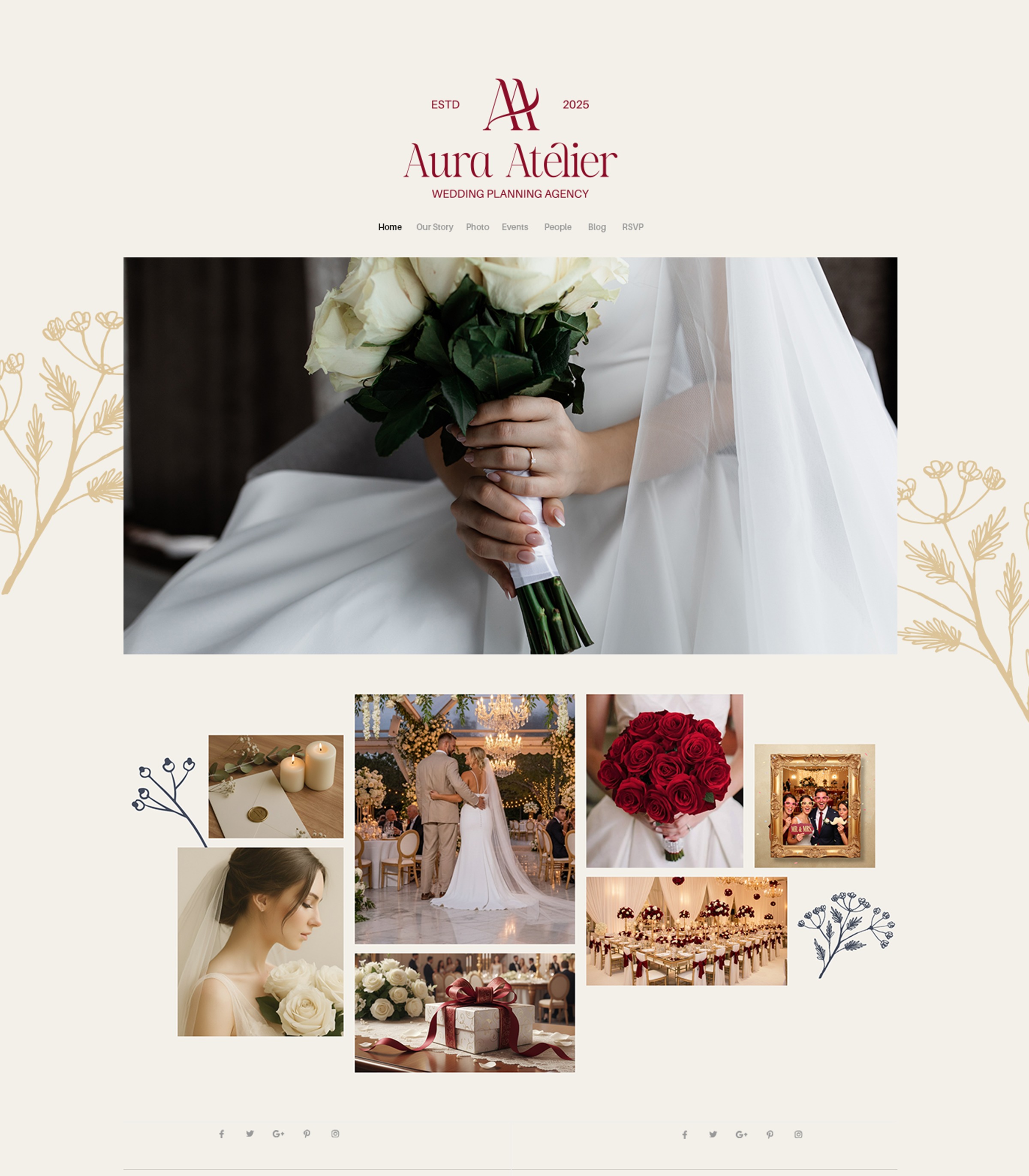 Aura Atelier | Wedding Planning Brand Identity Image 1