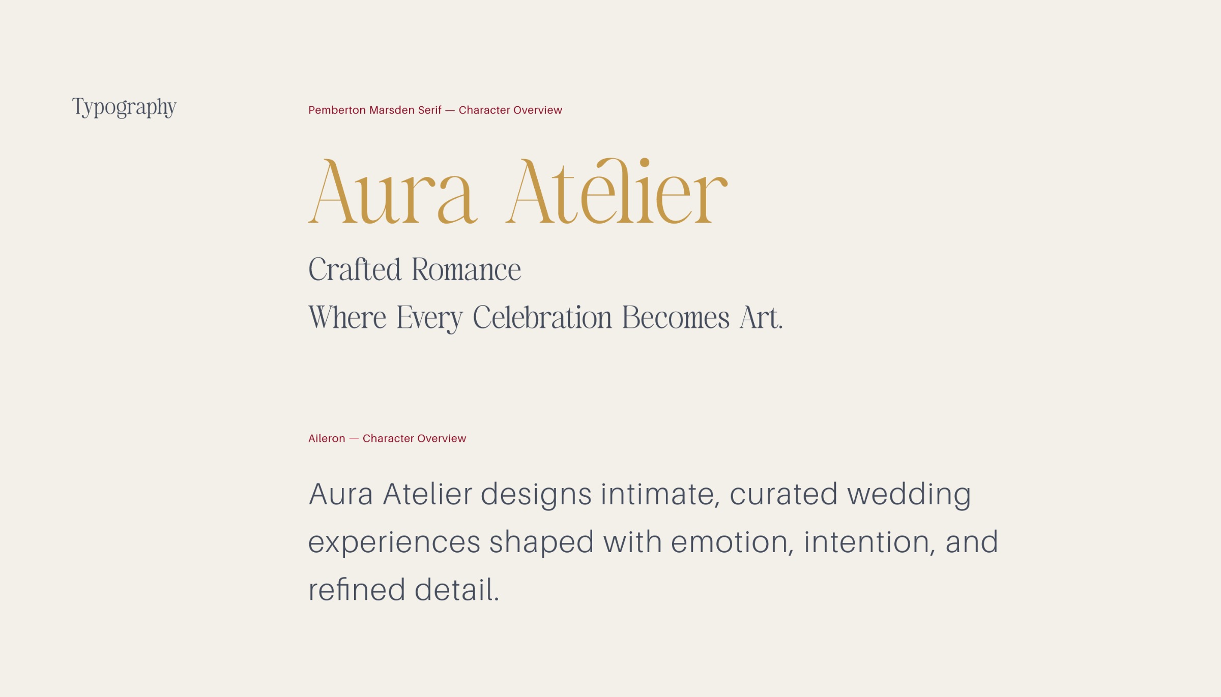 Aura Atelier | Wedding Planning Brand Identity Image 6