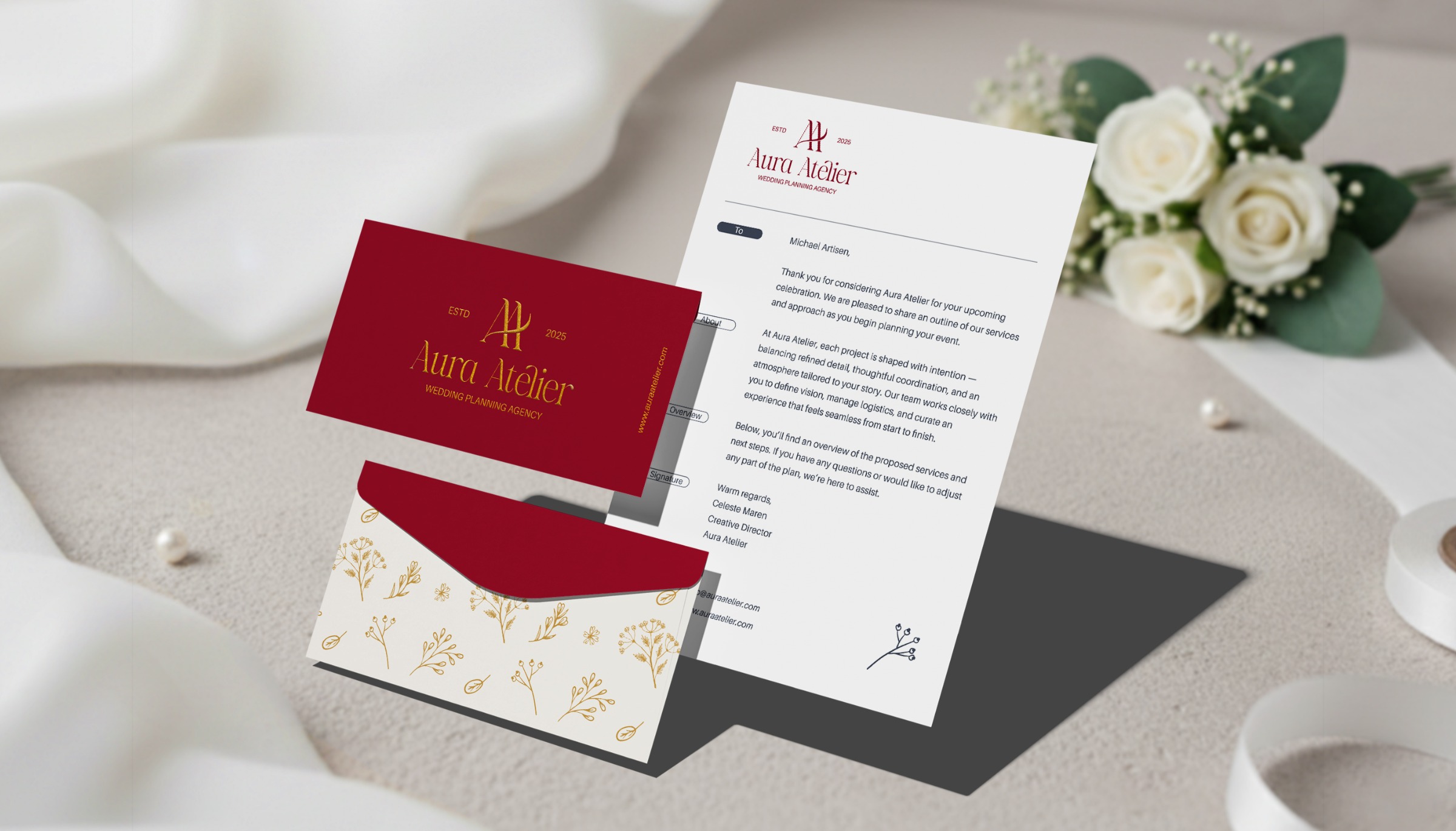 Aura Atelier | Wedding Planning Brand Identity Image 8