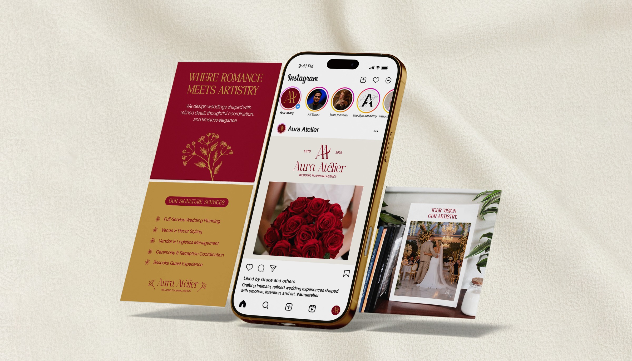 Aura Atelier | Wedding Planning Brand Identity Image 13