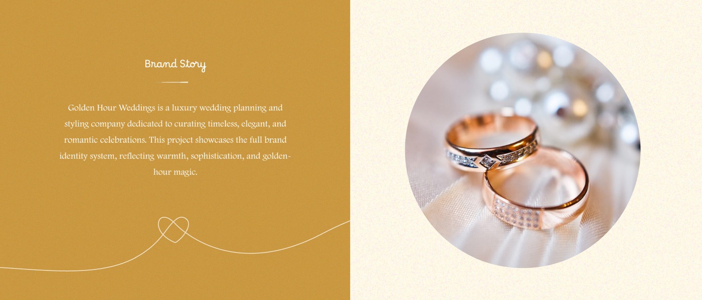 Golden Hour Weddings | Identity Image 1
