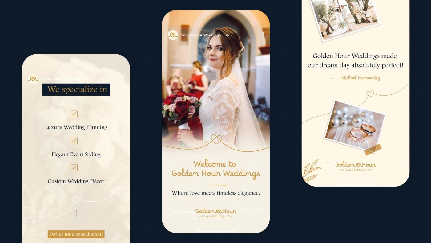 Golden Hour Weddings | Identity Image 12