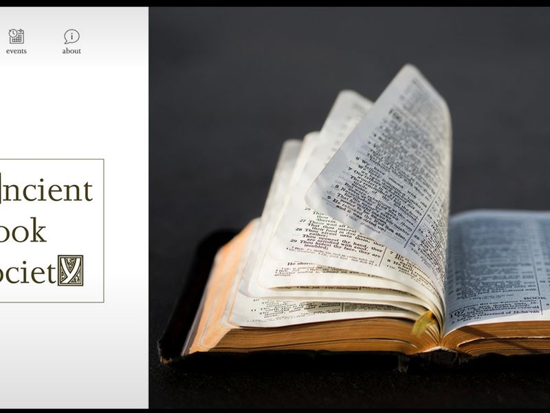 ANCIENT BOOK SOCIETY -  by Stefano D’Aronco