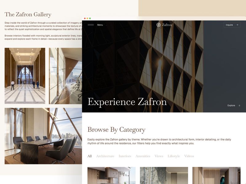 Zafron · Luxury RealEstate Website Template