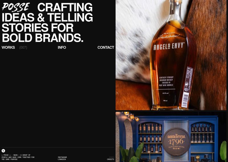 Screenshot taken from Posse Agency