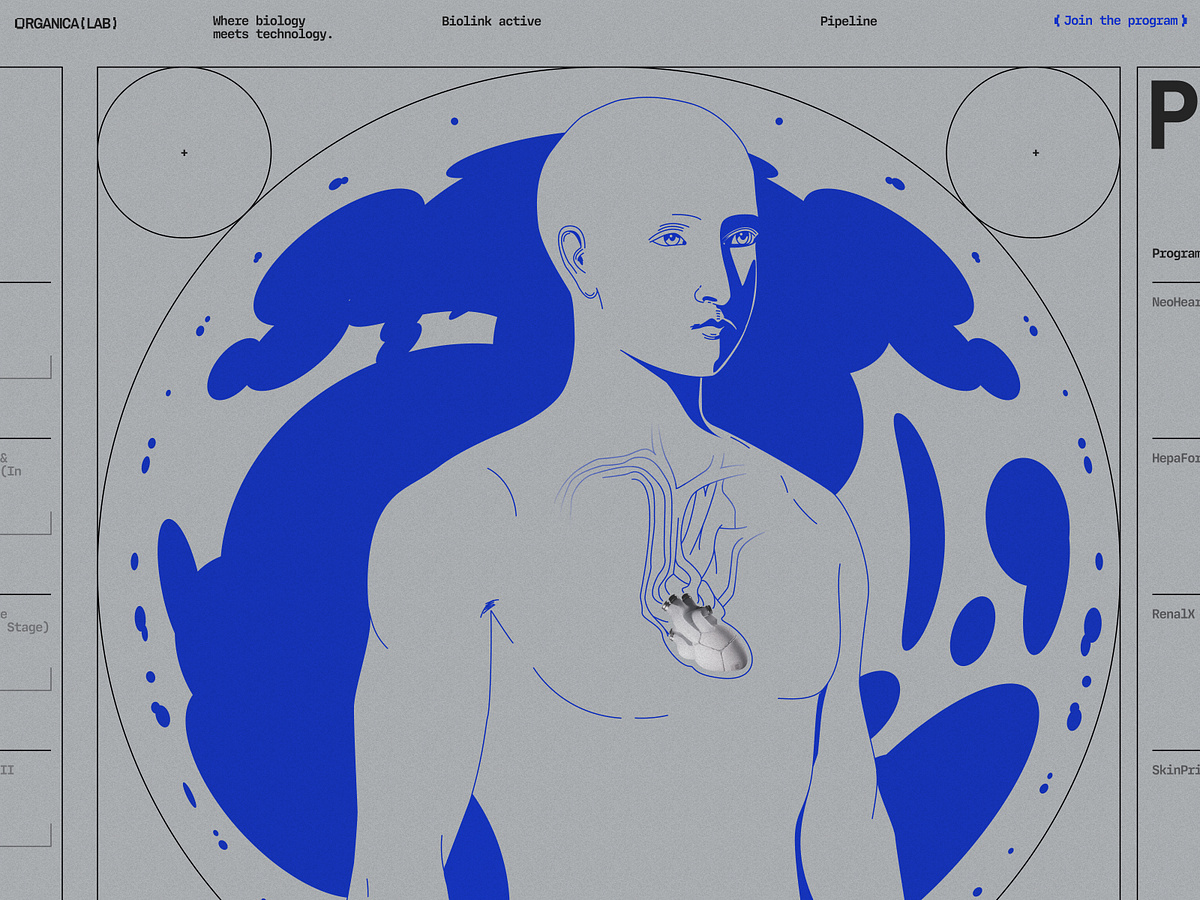 Website for a Medical Futuristic Project Image 0