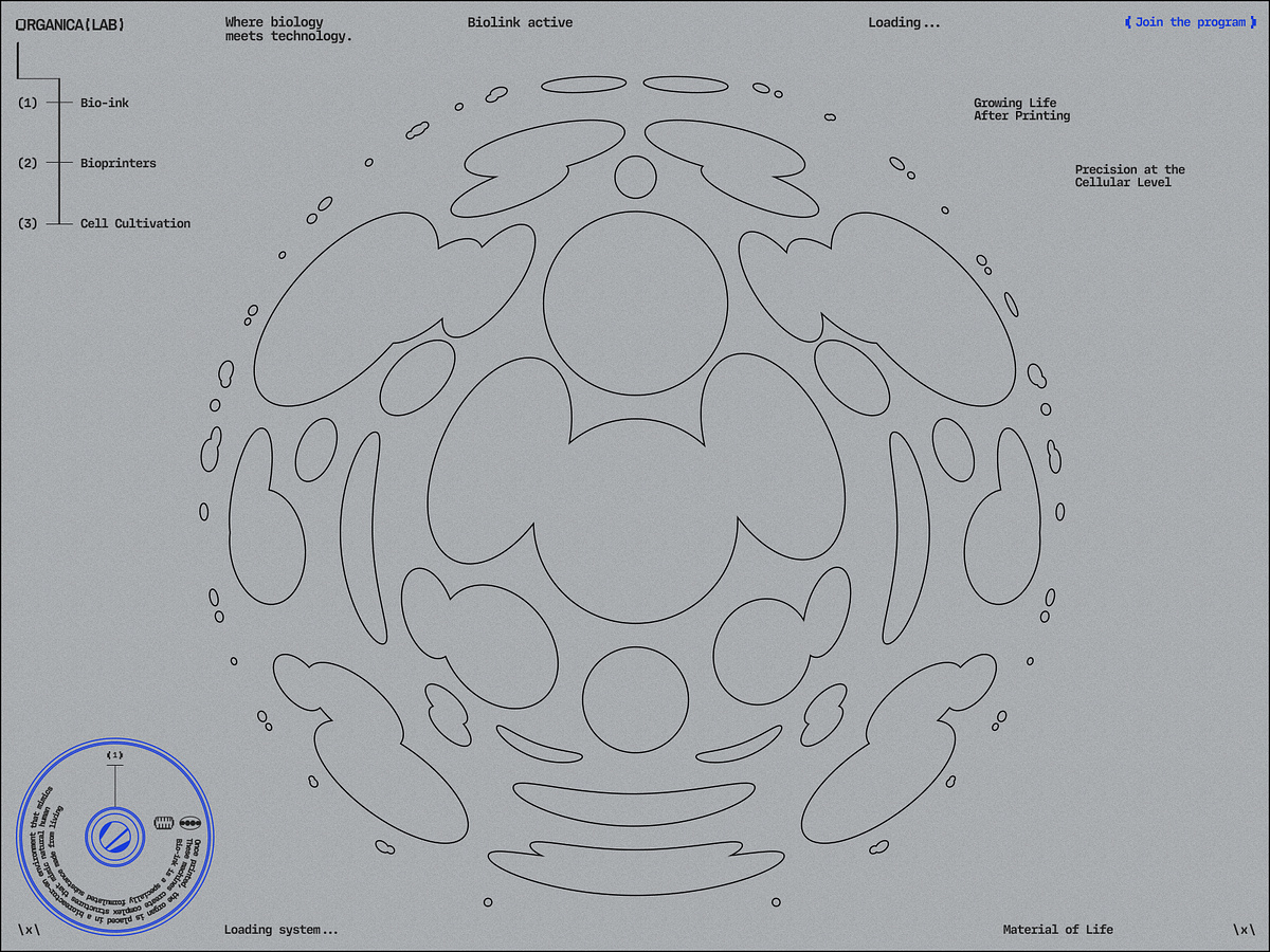 Website for a Medical Futuristic Project Image 2