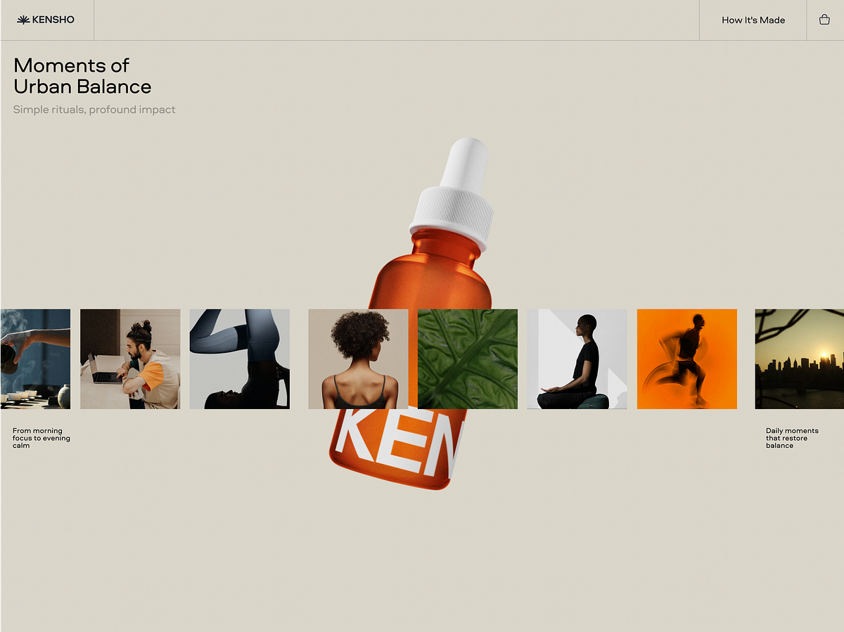 Animated Website for a Wellness Brand Image 2