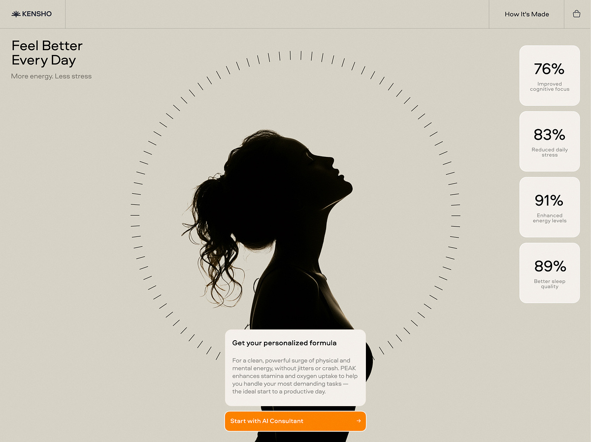 Animated Website for a Wellness Brand Image 3
