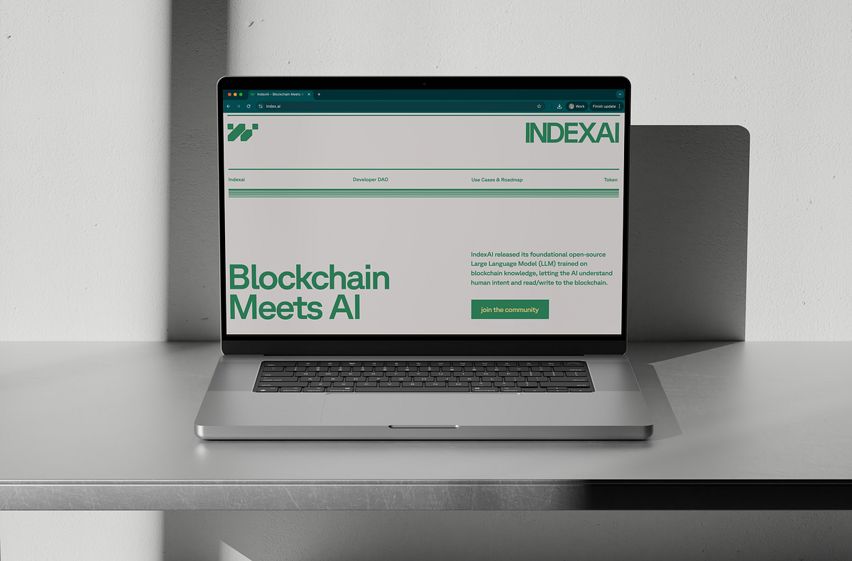 Visual Identity for a Blockchain AI Project Image 3