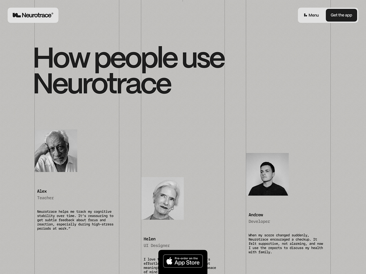 Animated UI Design for a Cognitive Health AI Platform Image 4