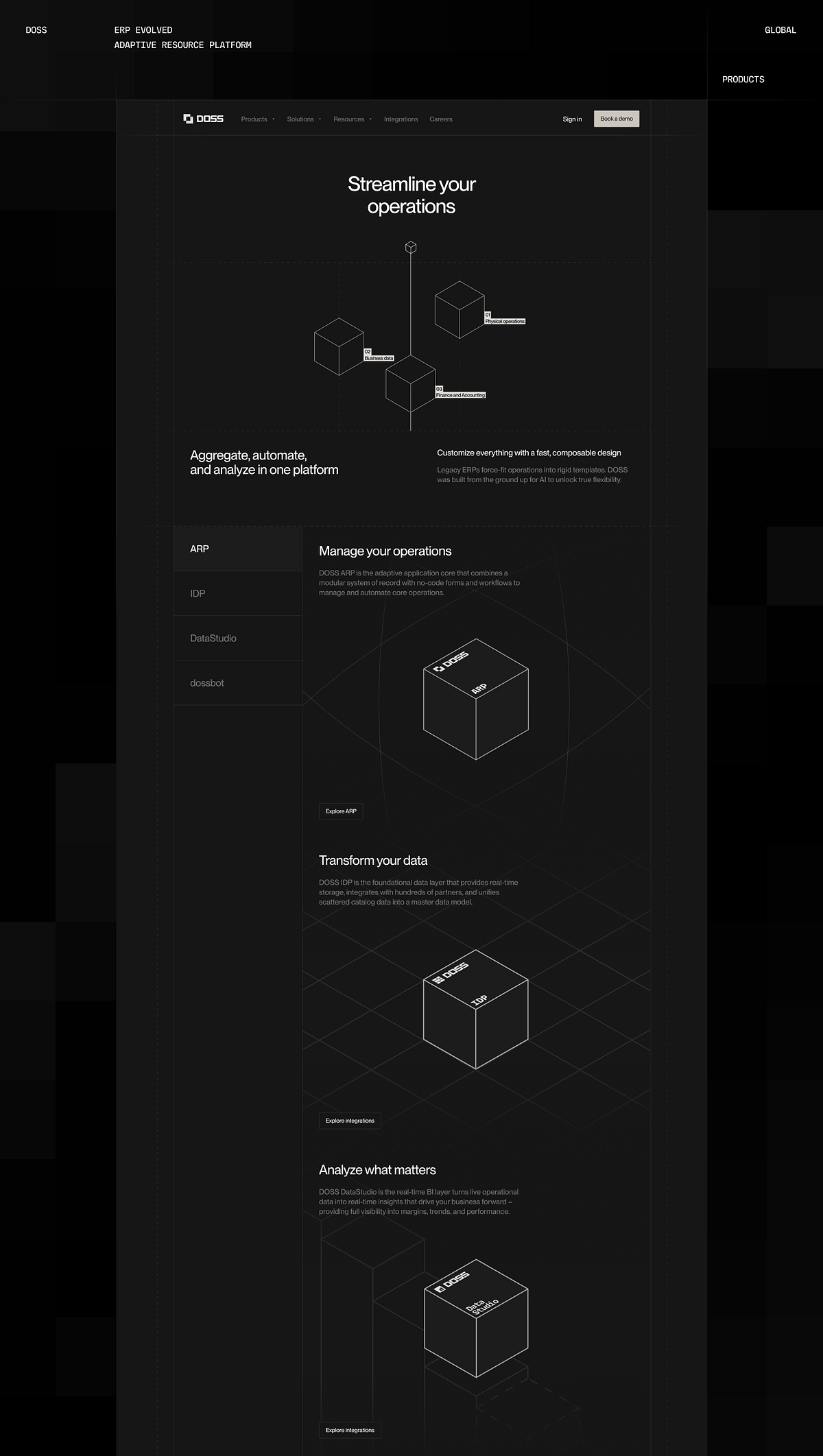 Web Design for an Enterprise ERP Platform Image 4