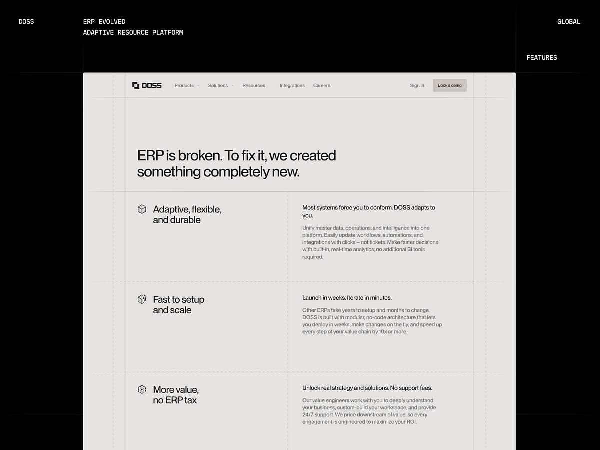 Web Design for an Enterprise ERP Platform Image 5