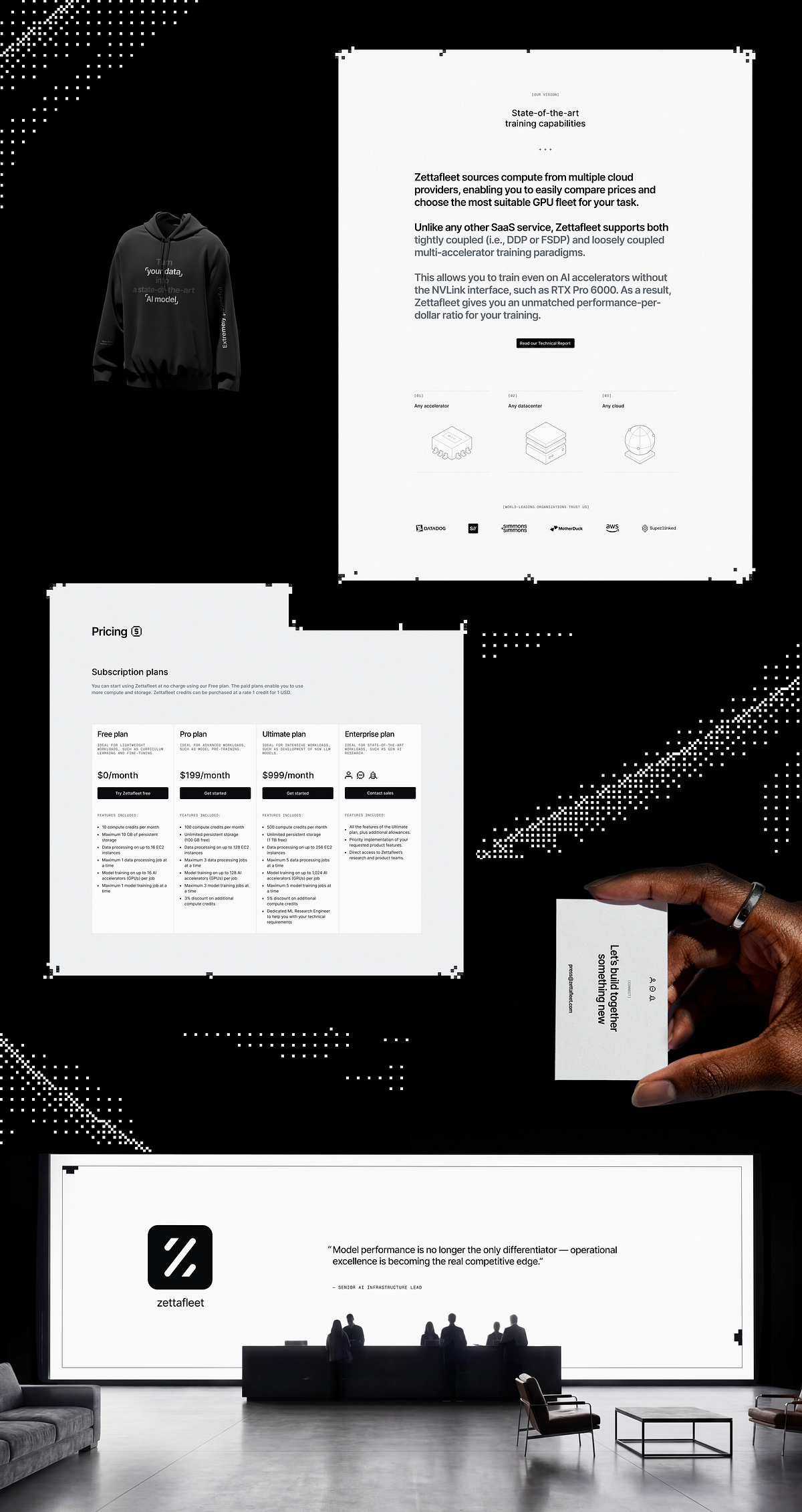 AI Infrastructure Platform Web Design Image 1