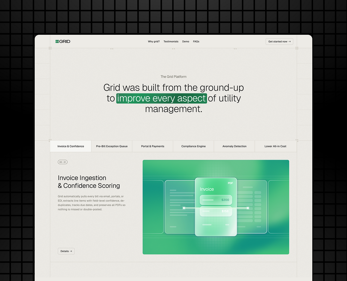 Utility Billing Platform Landing Page Image 0