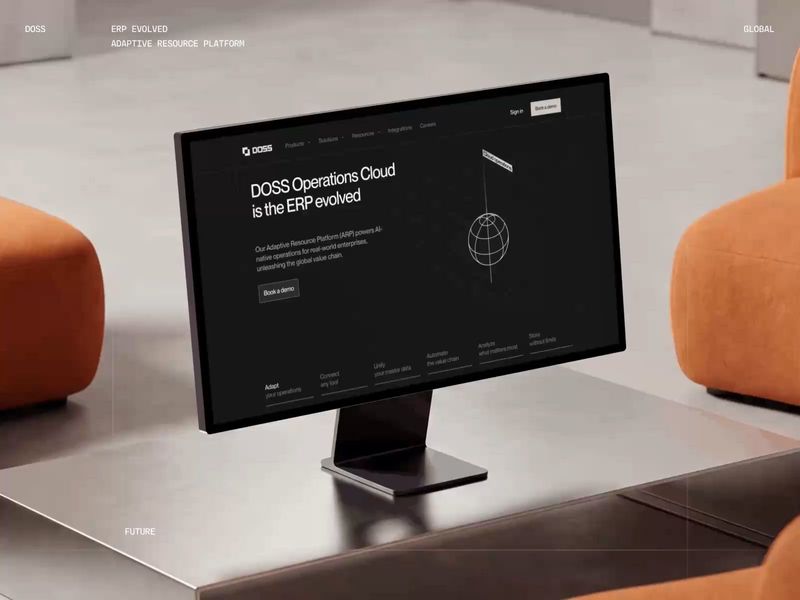 Web Design for an Enterprise ERP Platform