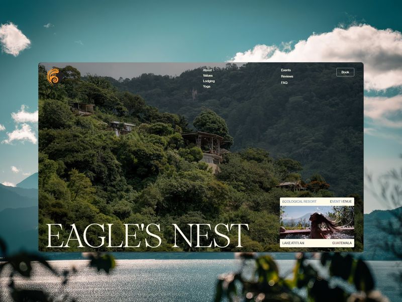 Eagle's Nest Eco-lodge Landing Page