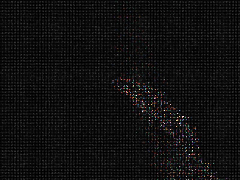 WebGL Rainbow Mouse Animation Effect