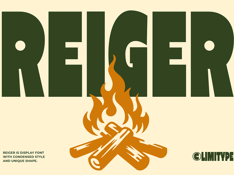 Reiger - Bold Condensed Font