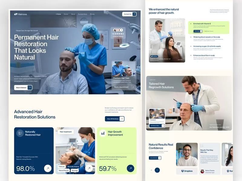 Designing Trust in Hair Restoration