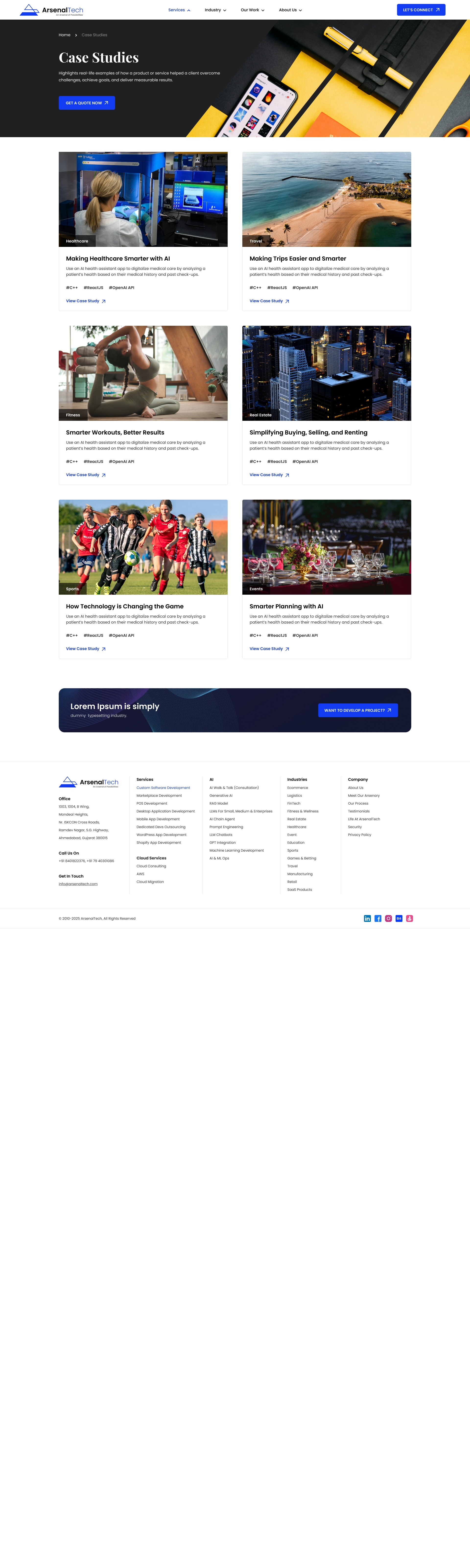 ArsenalTech - AI-Driven Software Development Company | Laravel, .NET, Cloud & Automation Image 5