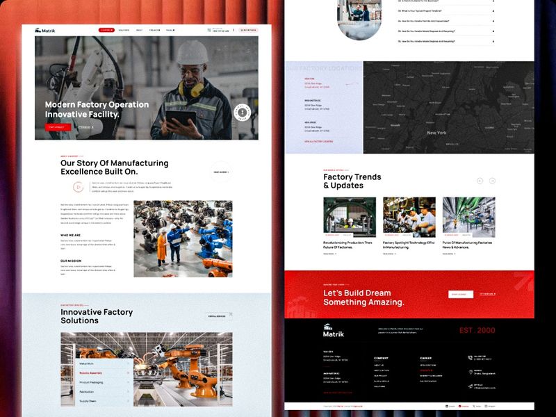 Industry & Factory Website