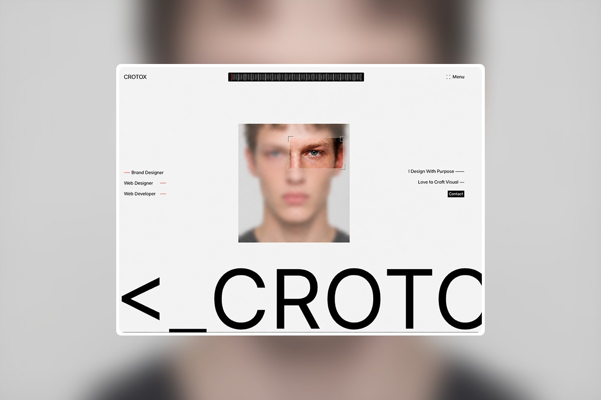 CROTOX: Responsive Portfolio Website Template by Shuvo Ahmed Image 1