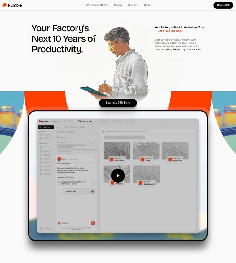 Screenshot taken from humbleops.ai