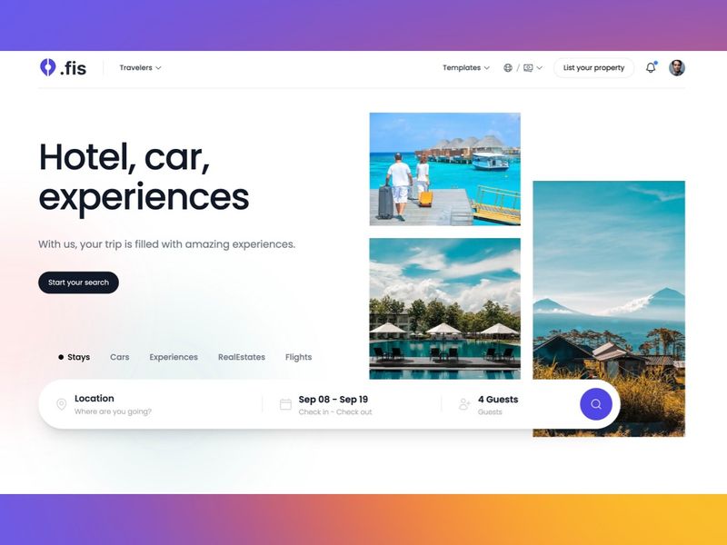 Chisfis - Online Booking NextJs Tailwind CSS 