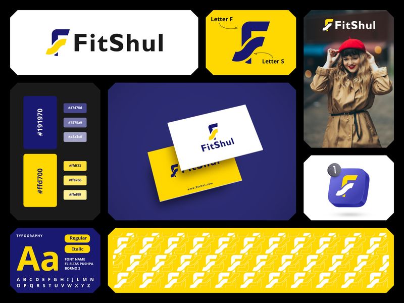 Letter FS Logo, Fashion, Clothing Logo Design