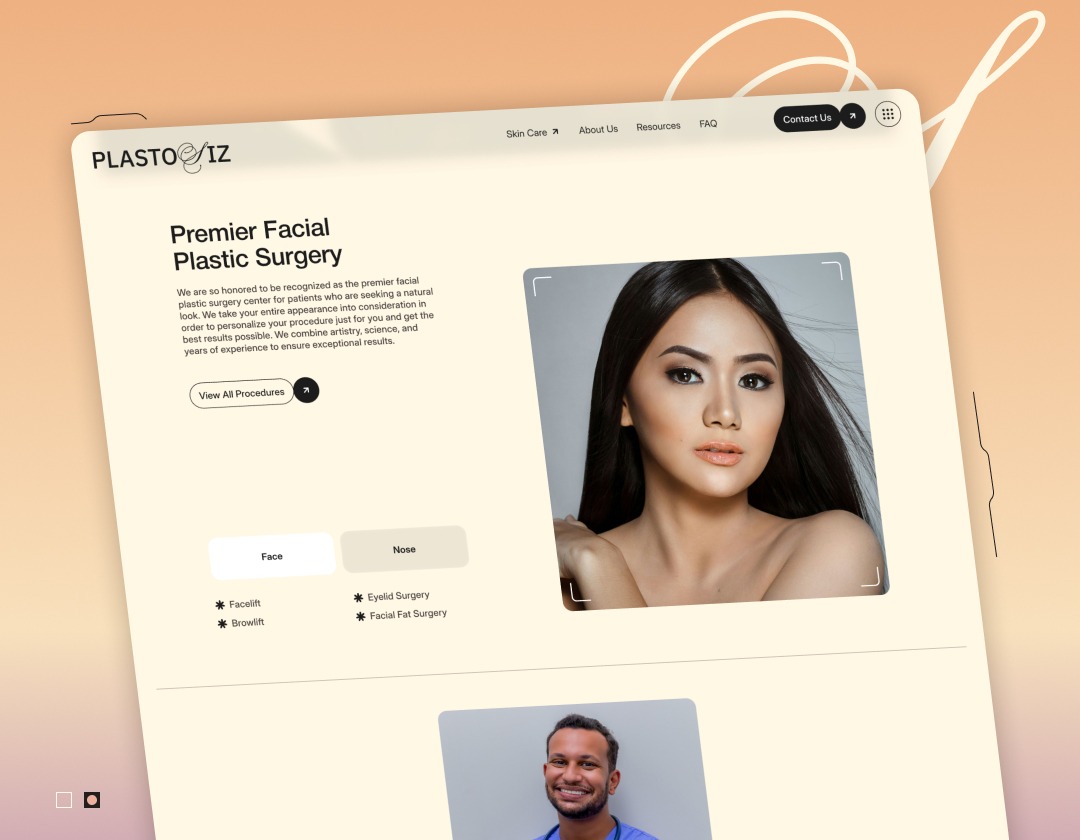 Website for Plastic Surgery Clinic- Plastosiz Image 2