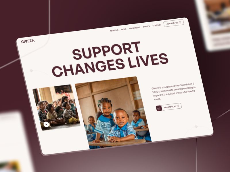 Giveza - Community & Nonprofit Website Template