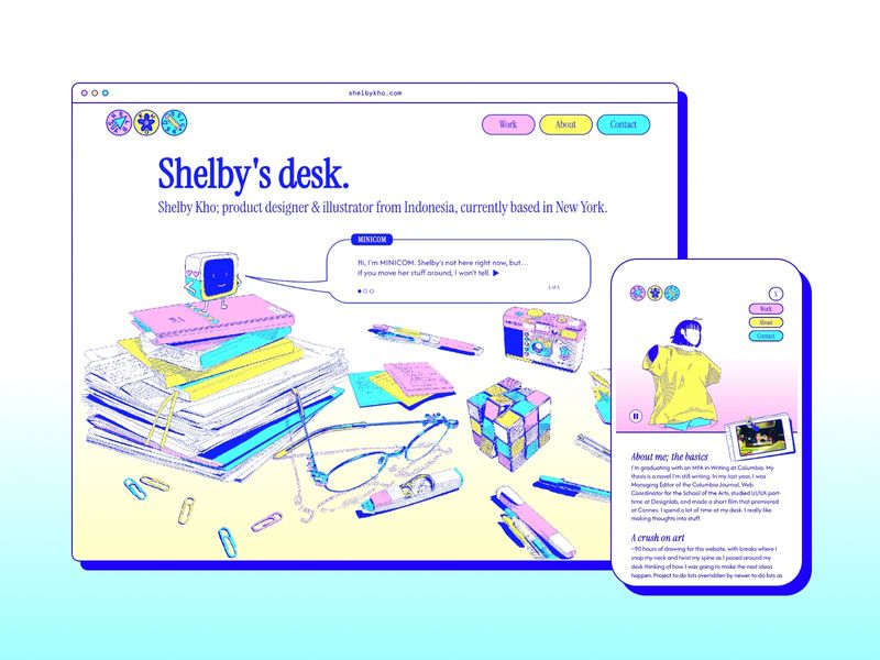 Shelby Kho's Desk