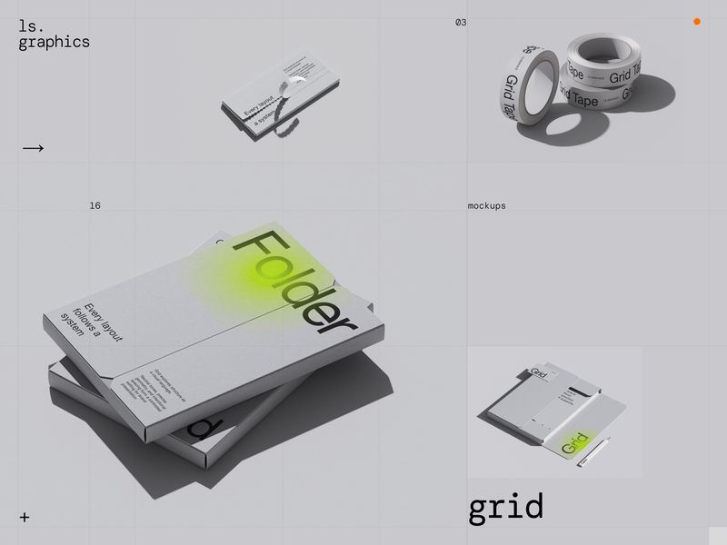 grid – brand mockups