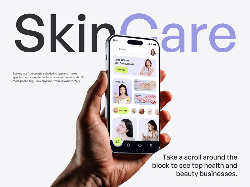 Boosky-Beauty & Wellness Services -Mobile App UI/UX