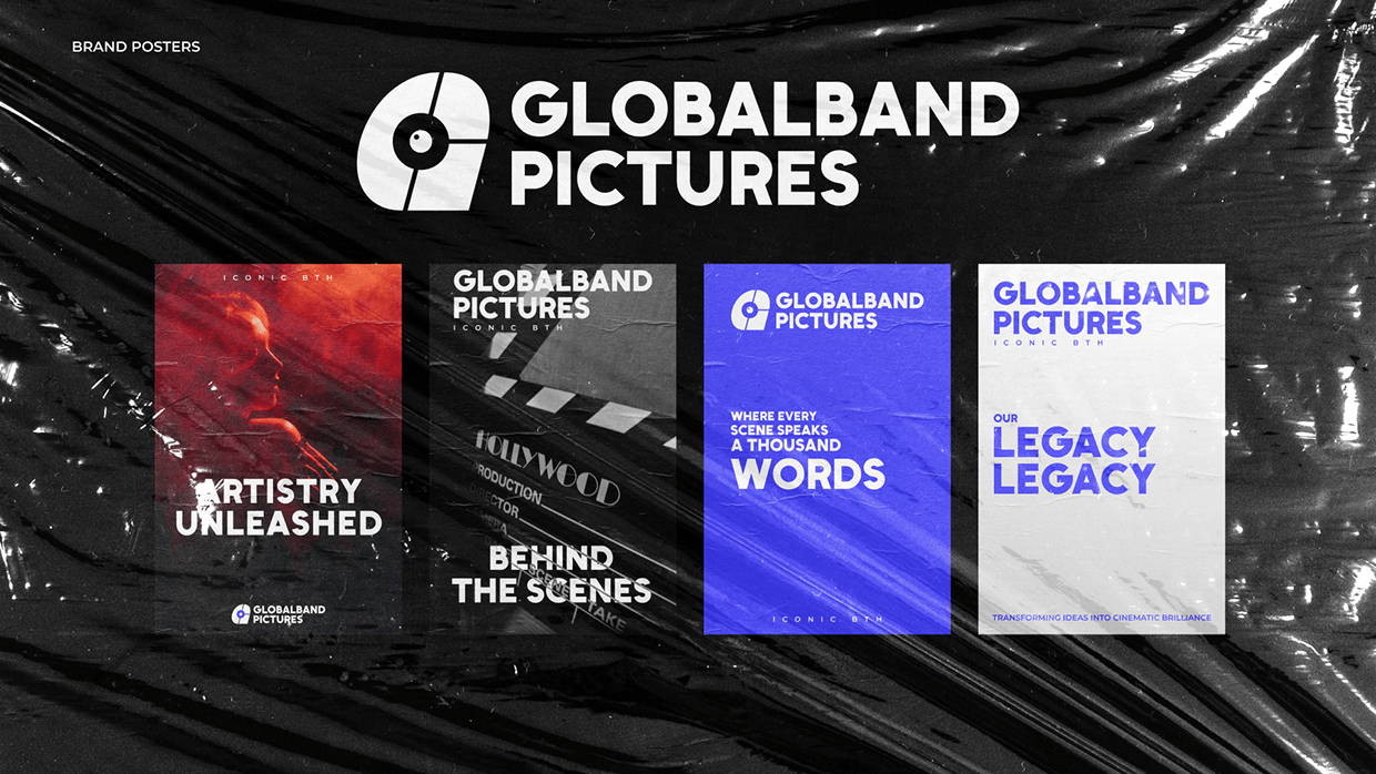 GLOBALBAND PICTURES | Logo & Brand Identity Design Image 8