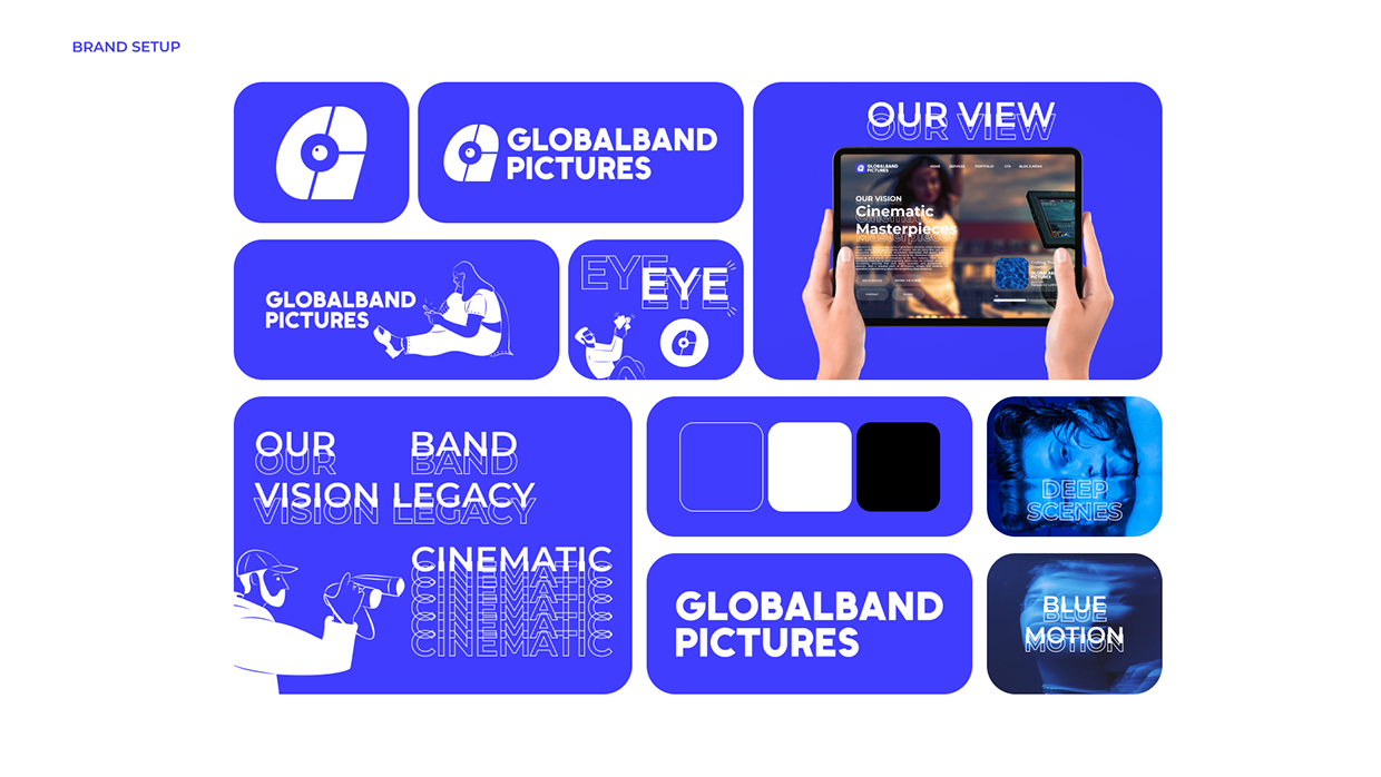 GLOBALBAND PICTURES | Logo & Brand Identity Design Image 14