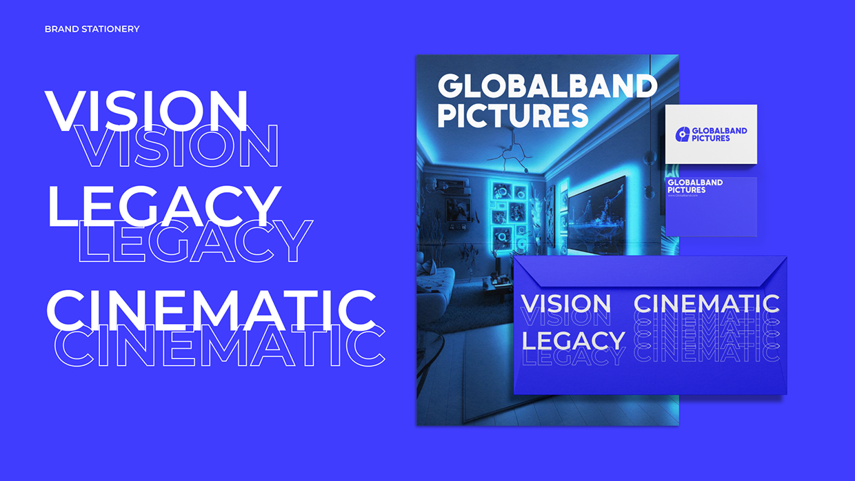 GLOBALBAND PICTURES | Logo & Brand Identity Design Image 15