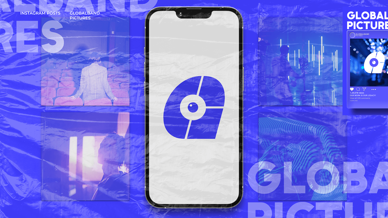 GLOBALBAND PICTURES | Logo & Brand Identity Design Image 18