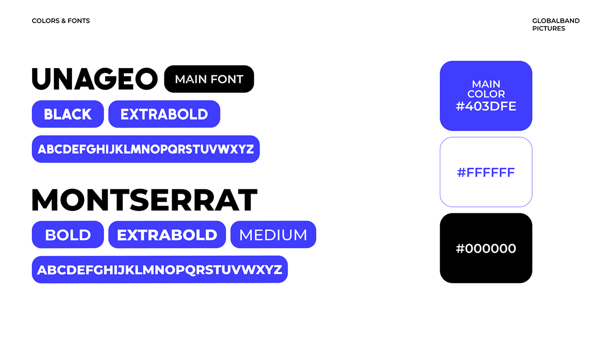 GLOBALBAND PICTURES | Logo & Brand Identity Design Image 19