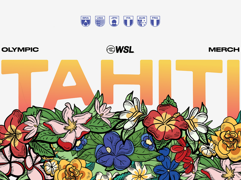 World Surf League | Tahiti 2024 Collection