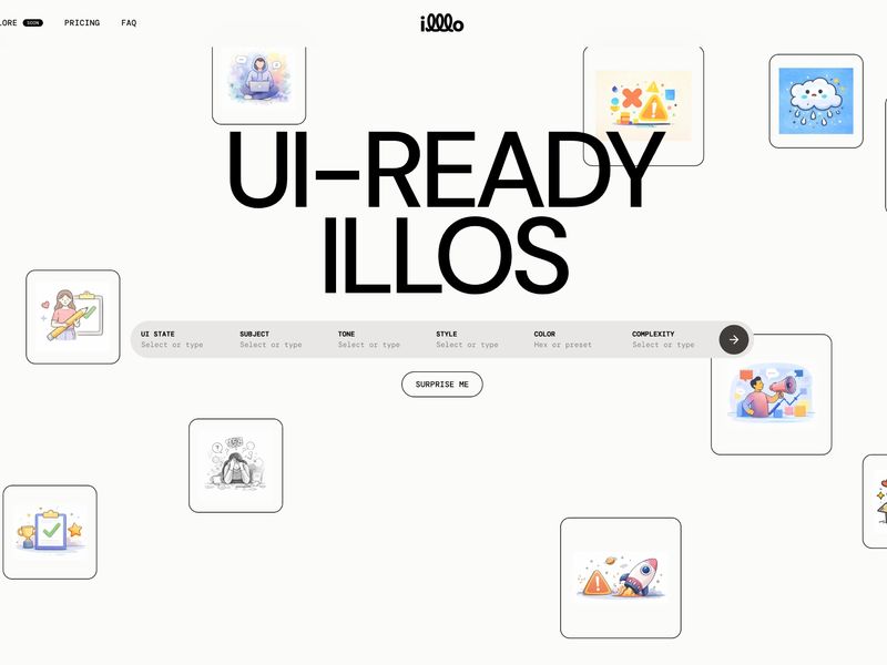illlo – UI Illustration Generator
