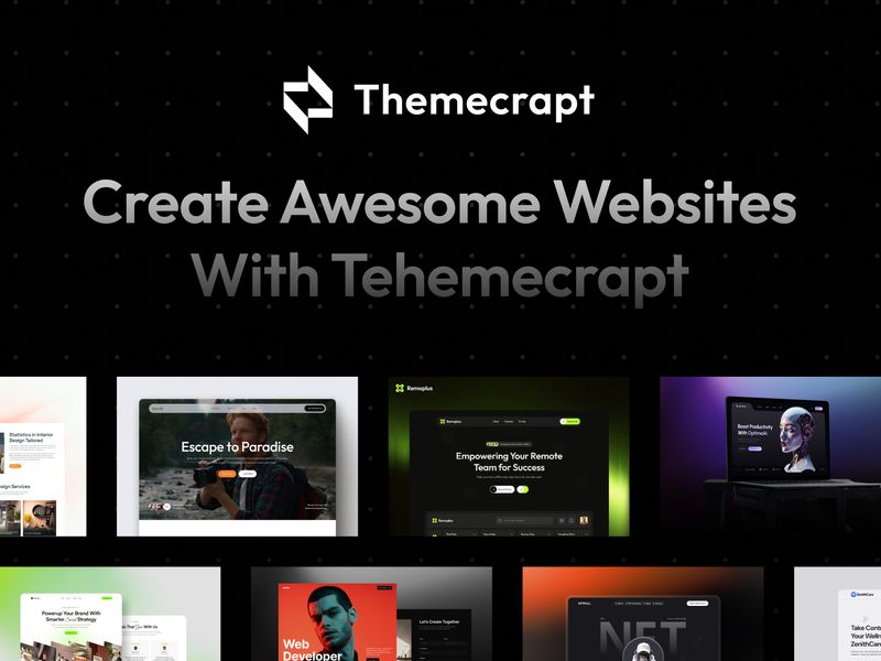 Themecrapt — Website Template for Framer