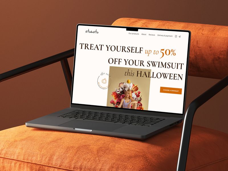 Atumatu · Swimwear landing page