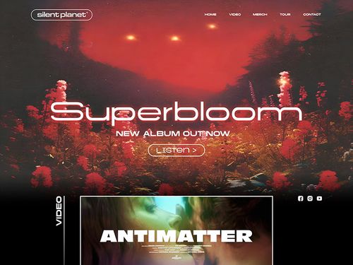 Silent Planet Website concept