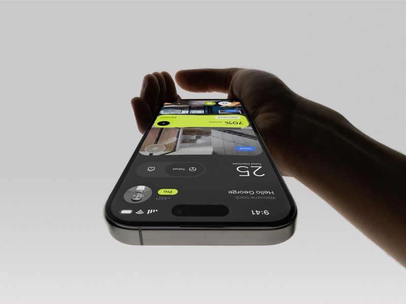 Smart Living Mobile App Design