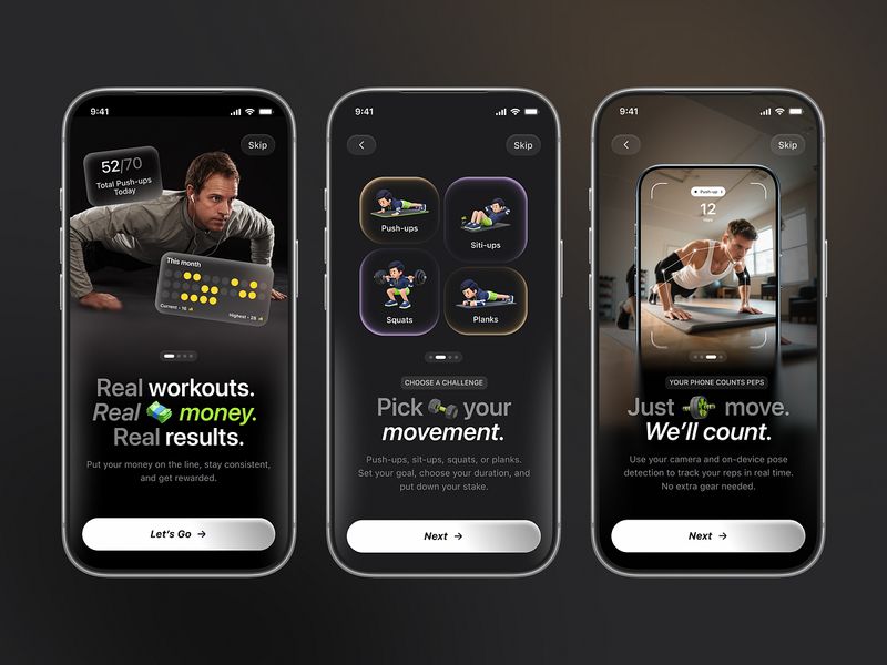 Fitness Challenge Mobile App | Workout Tracking & Rewards