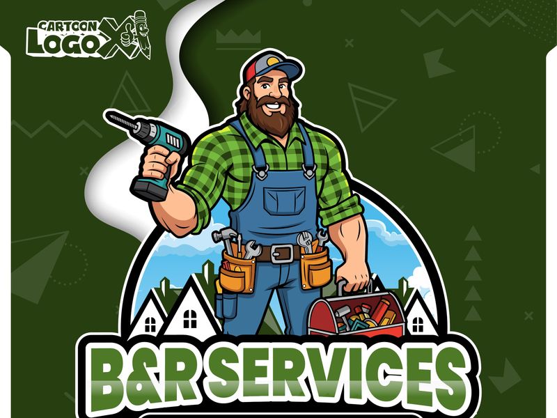 Logo Design and Branding Kit for Handyman Business – B&R Services