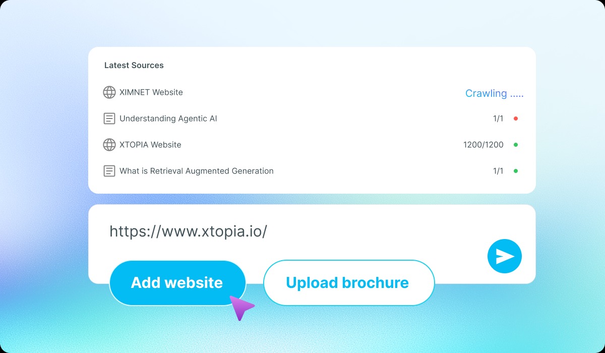 XTOPIA AI Agent: Build your AI Chatbot in 5 minutes. Image 2