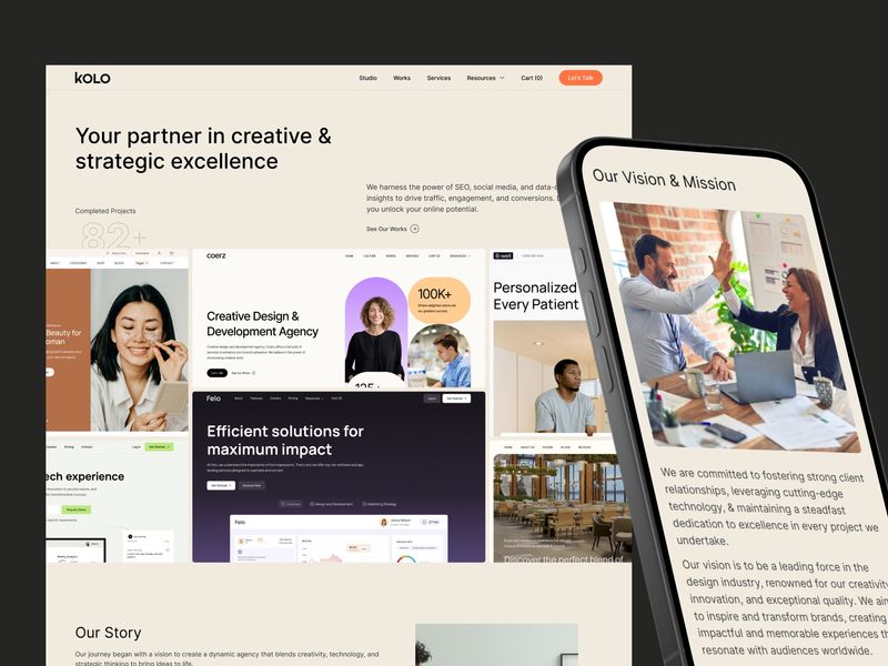 Kolo - Startup & Agency Website